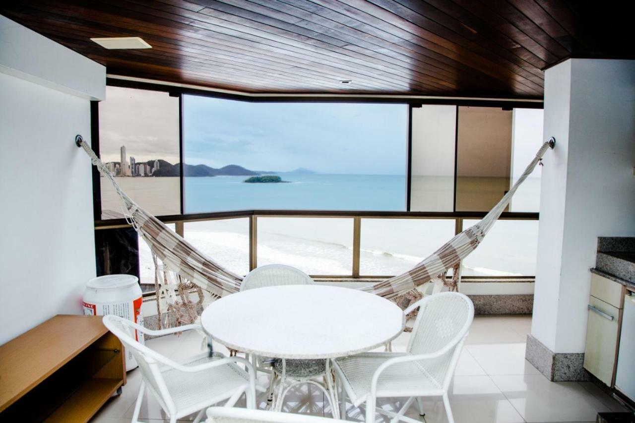 Apto Frente Mar Bal Camboriu Pe Na Areia Fantastica E Encantadora Vista Mar Balneário Camboriú Eksteriør bilde